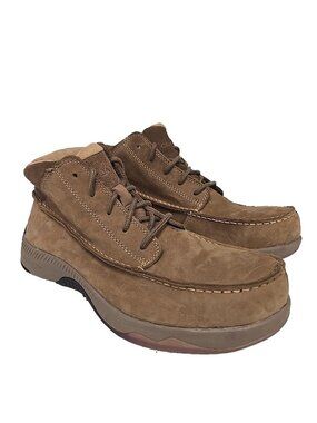 Cody James Men's Casual Driver Composite Toe Work Shoe Brown Size 9.5D